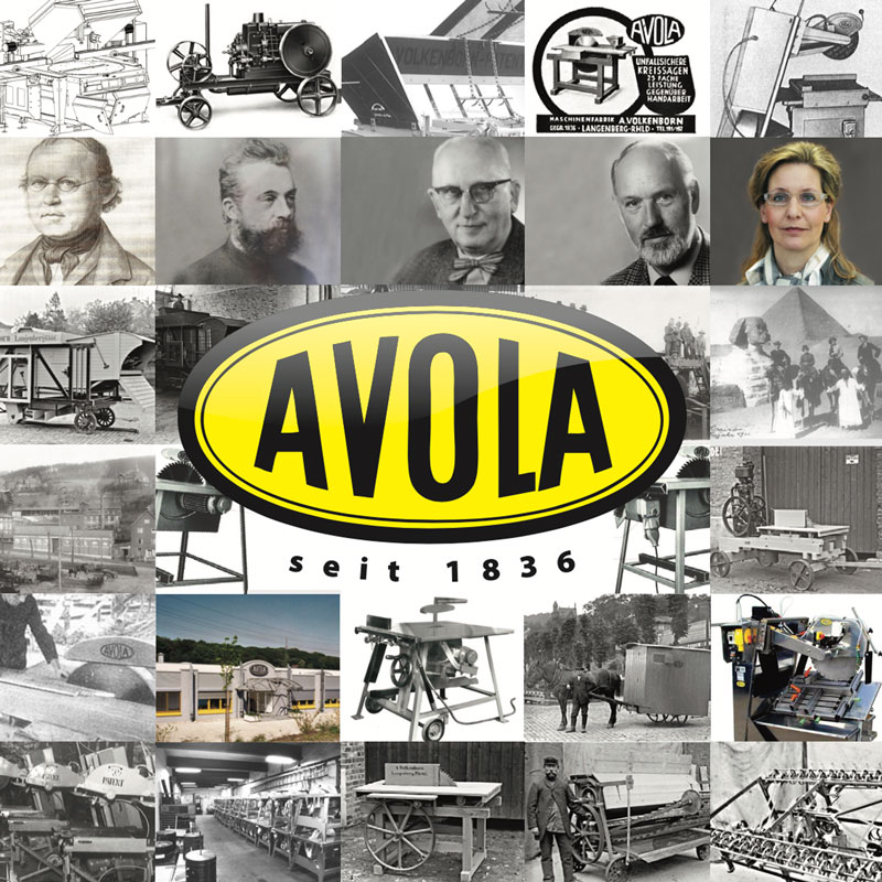 innovation construction circular saw, AVOLA celebrates great anniversary,