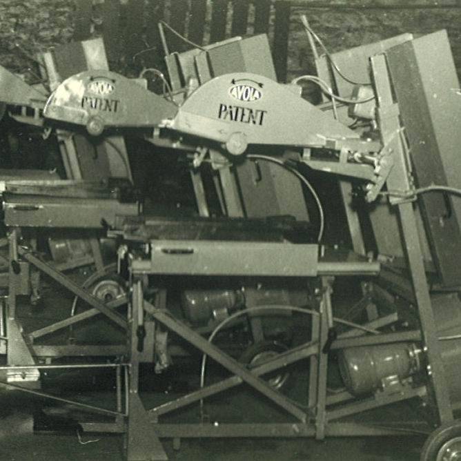 Histoire des machines à scier, 1970 Développements,
